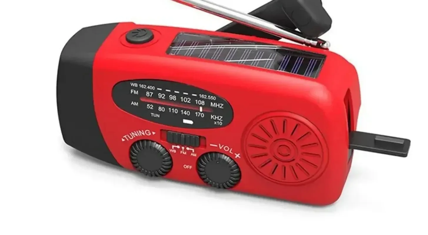 Radio d'urgence à manivelle et solaire — photo 3