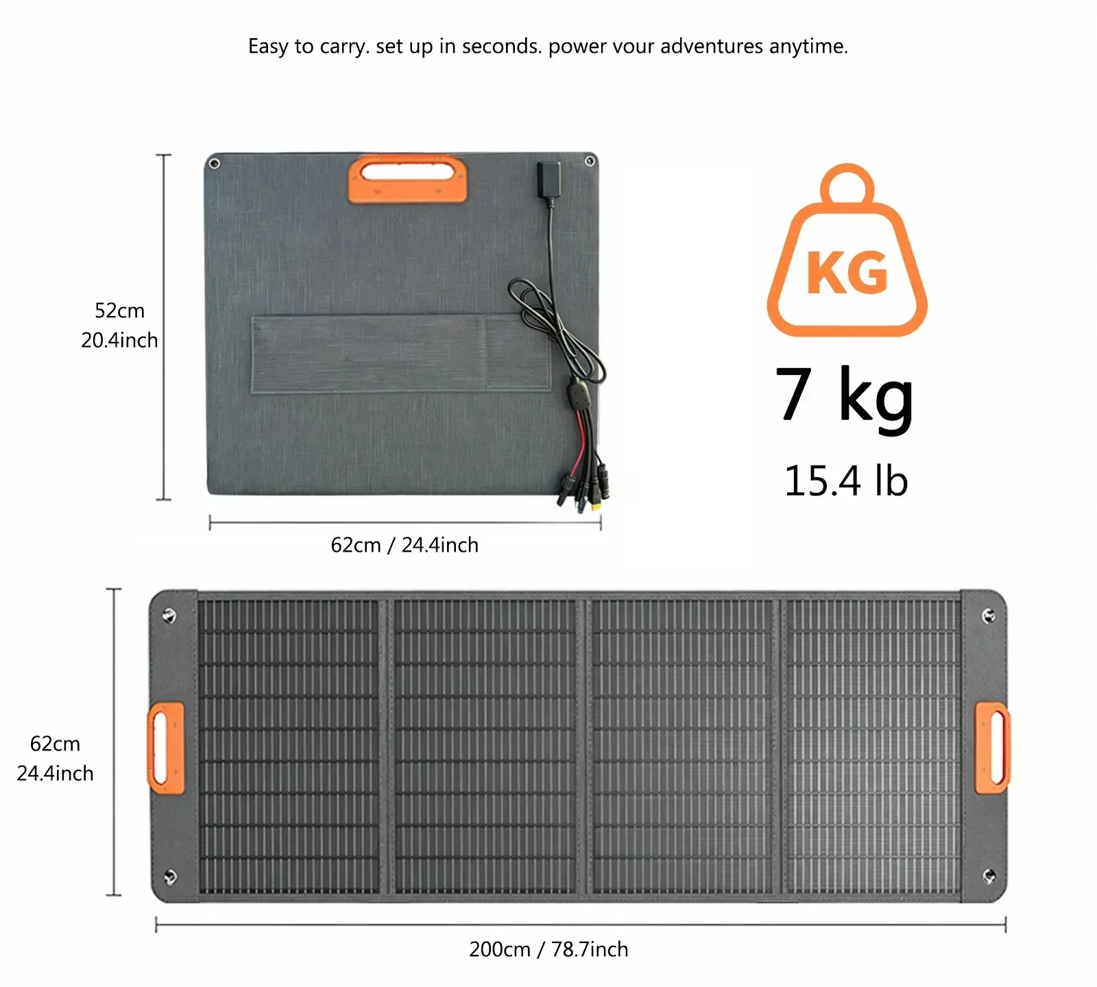 Panneau solaire pliable 200 W — photo 3