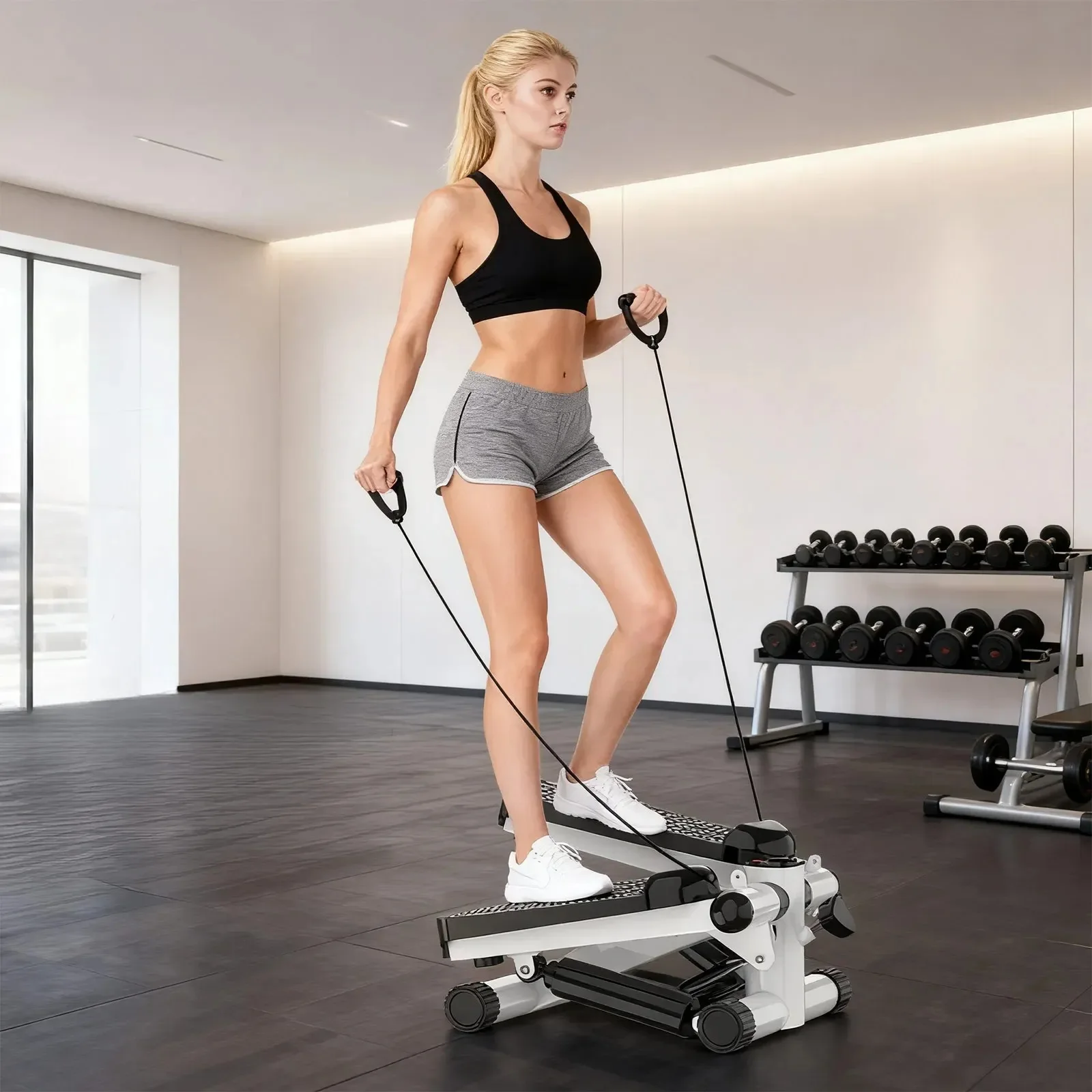 Mini stepper avec élastiques, vue 3