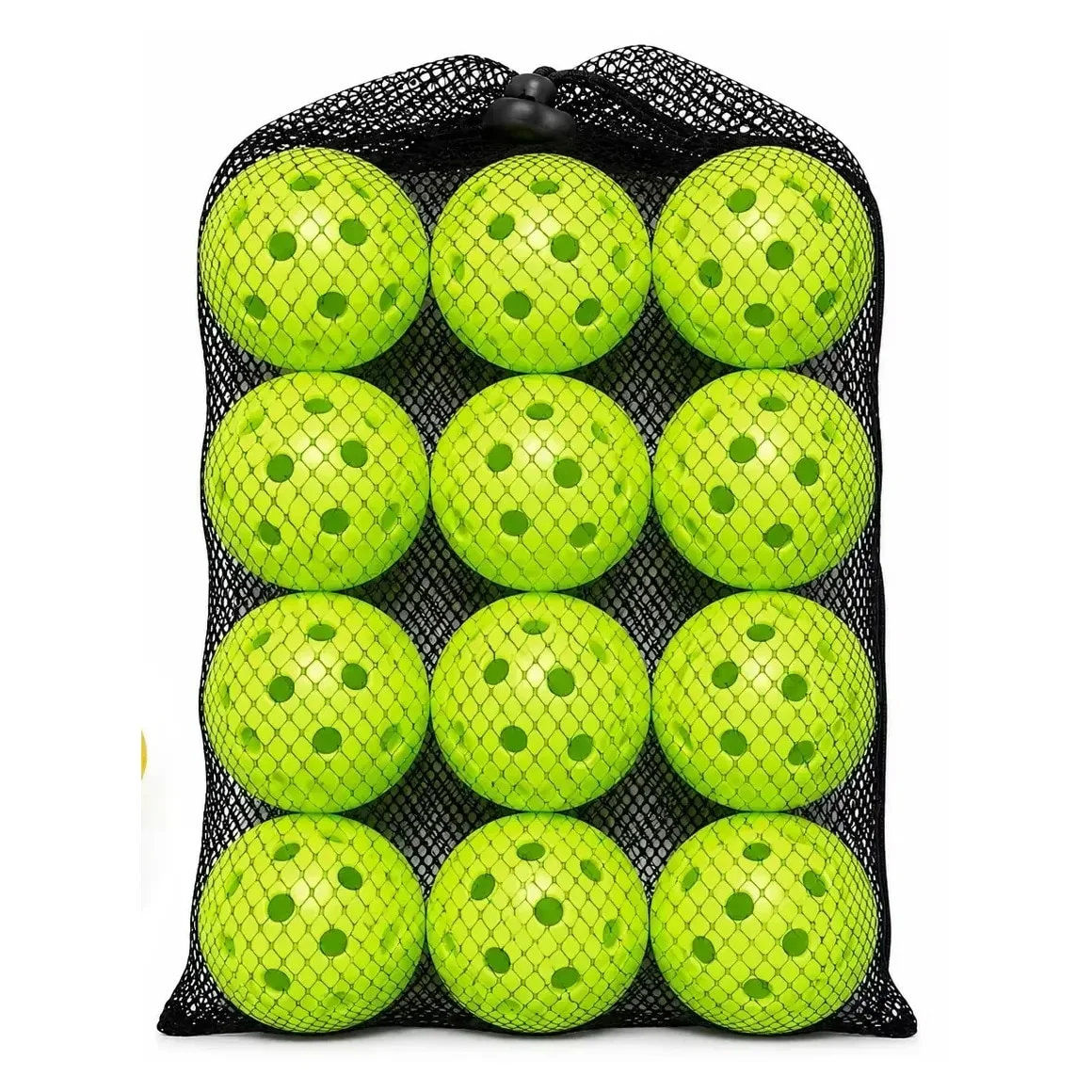 Lot de 12 balles de pickleball extérieur