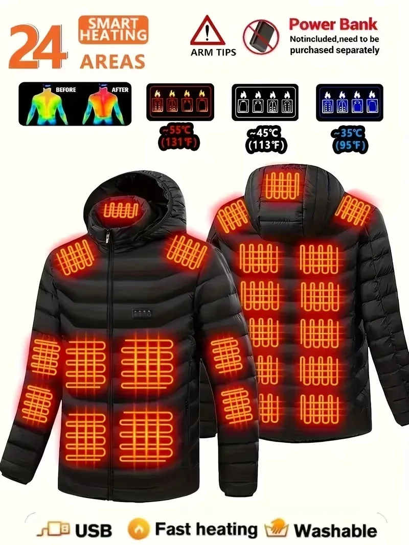 La veste chauffante à capuche — photo 5